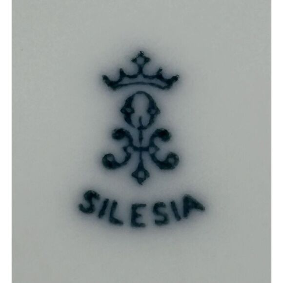 Vintage Silesia Porcelain Dish Plate Hand Painted Poppy Floral Gold Rimmed 6" - Picture 6 of 6